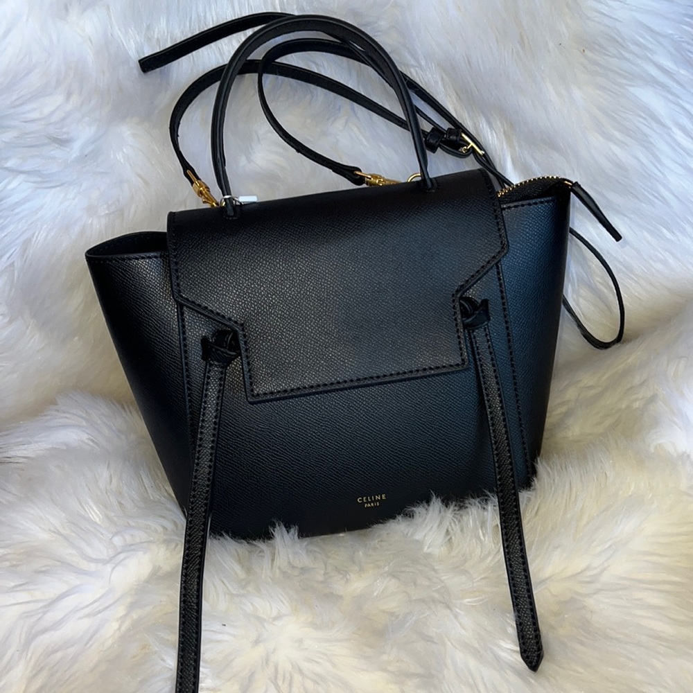 CELINE París small boston burgundy NEW